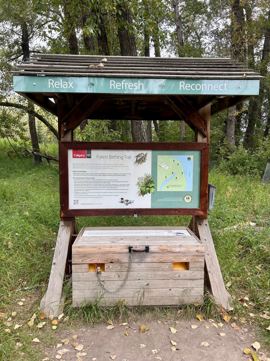 Calgary’s First Forest Bathing Trail Opens at Inglewood Bird Sanctuary Offering Mental Health and Wellness Benefits