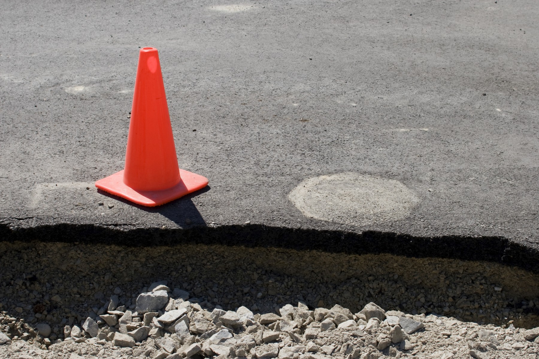 City crews take advantage of warm weather during the winter by filling