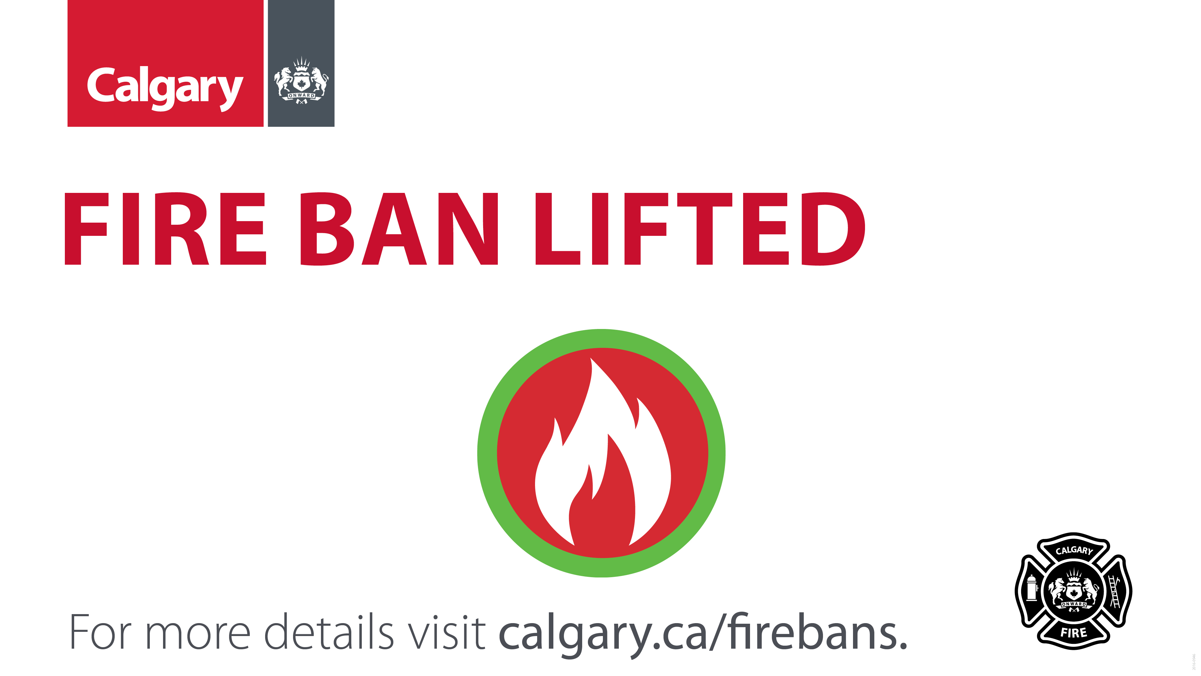 Fire Ban Lifted for City of Calgary
