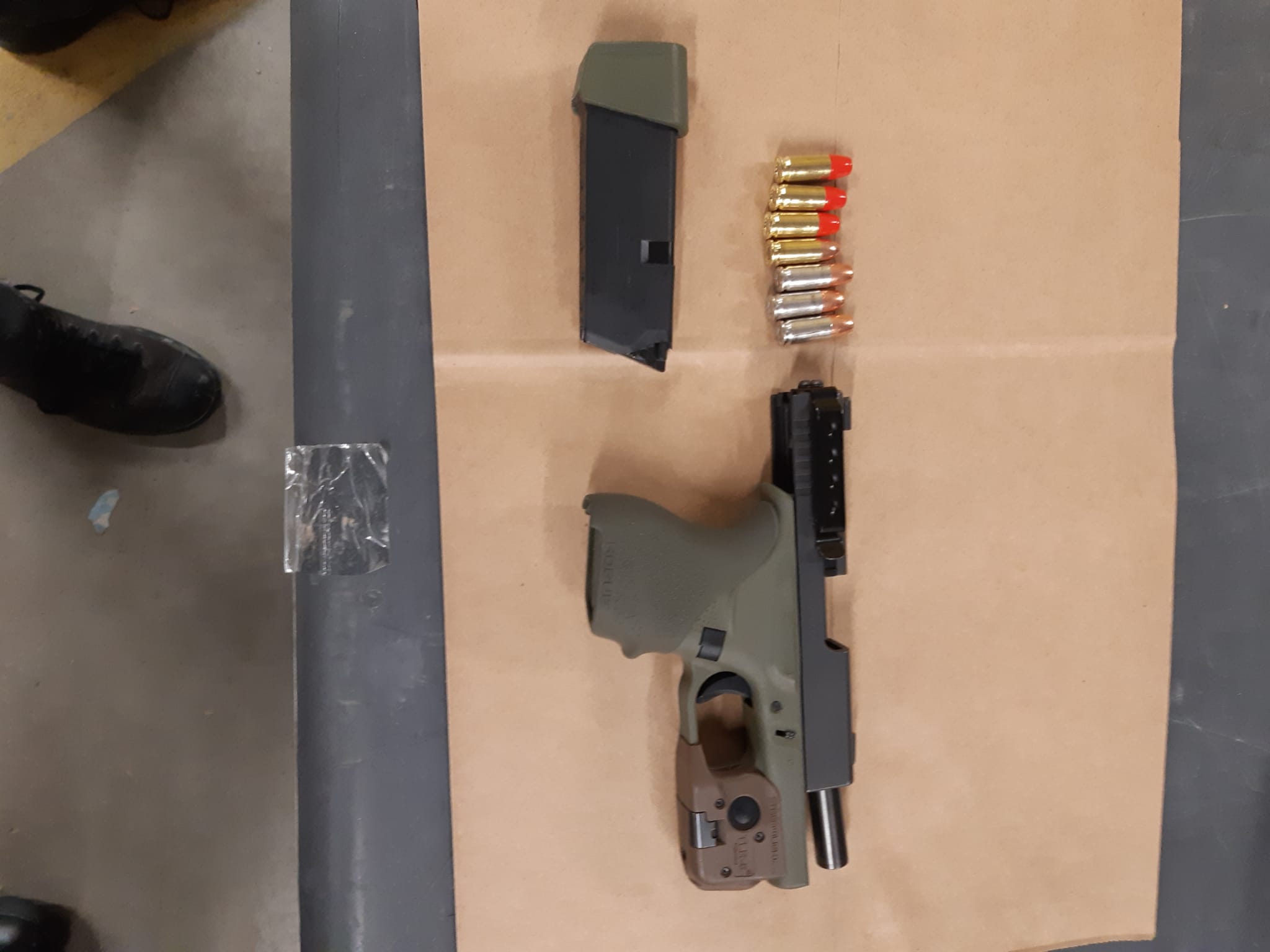 Loaded handguns seized during drug trafficking investigation