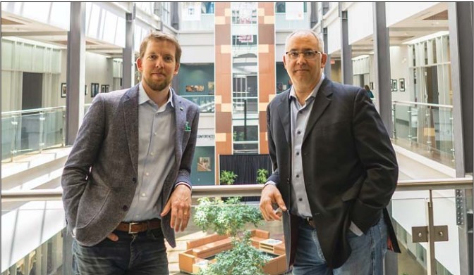Alex Muggah of Synapse, and the Innovation Factory’s David Carter