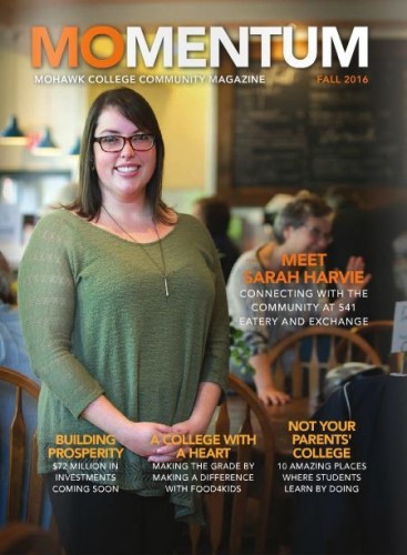 Check out Momentum, Mohawk's communnity magazine.