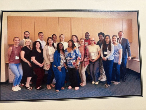 Group photo of the 18 members of the 2025 National Board for Certified Counselors fellowship cohort