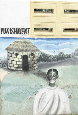 Ghana- muzzled black boy
