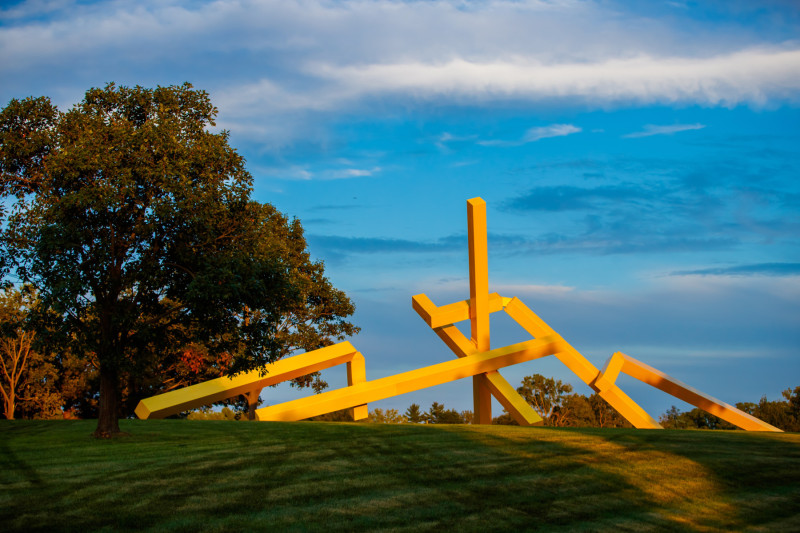 Illinois Landscape No 5 sculpture at Governors State University sculpture park