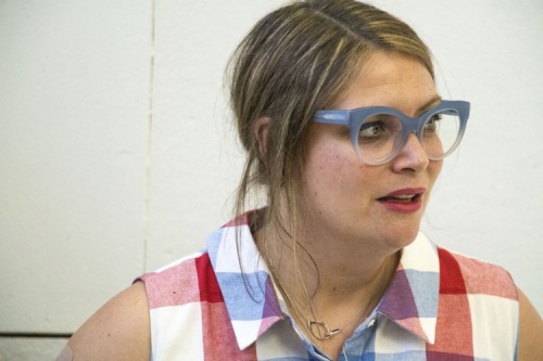 Gretchen Jankowski in her studio