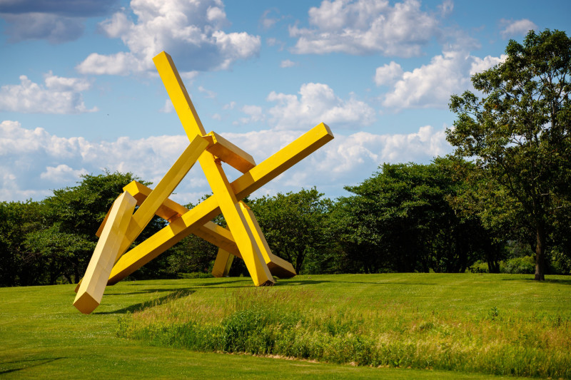 Landscape No 5 sculpture at Governors State University Nathan Manilow Sculpture Park