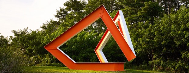 Phoenix sculpture at Governors State University Nathan Manilow Sculpture Park