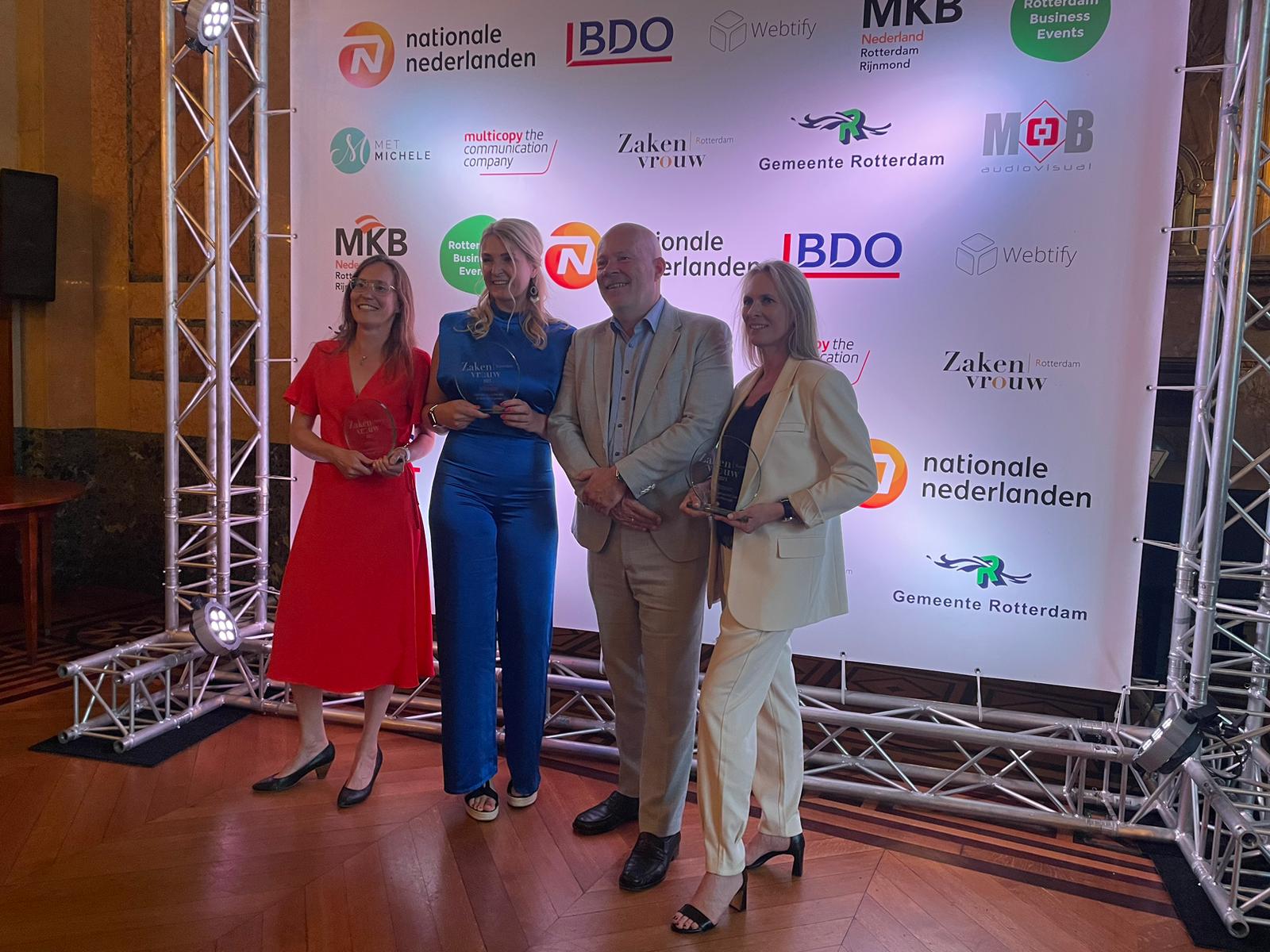 Shirley van Beers uitgeroepen tot Rotterdamse Zakenvrouw van het Jaar