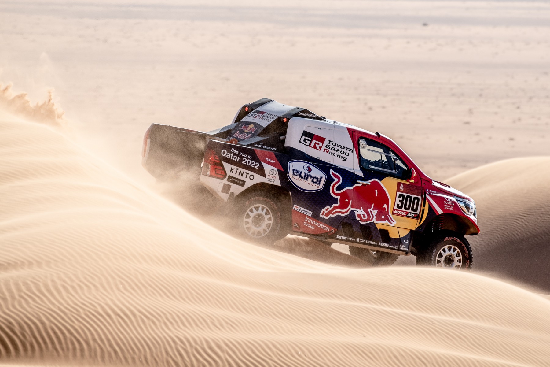 All four TOYOTA GAZOO Racing crews complete longest stage of Dakar 2020