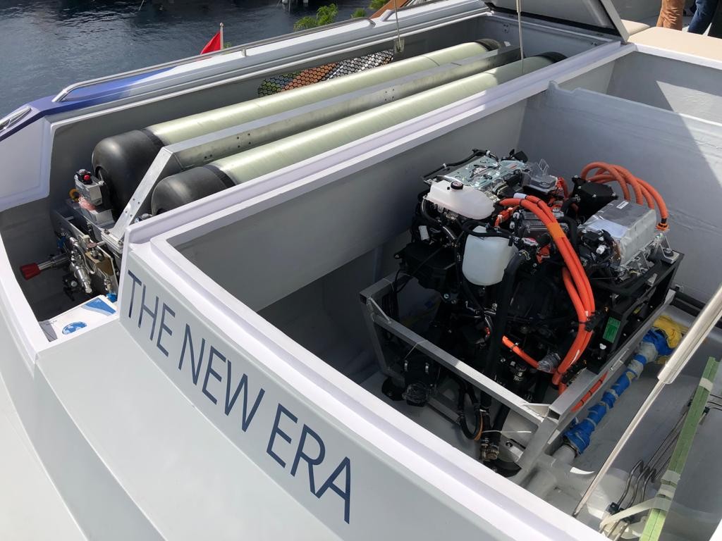 ToyotaEuropeNewsroom: Toyota Motor Europe’s fuel cell module brings hydrogen to the wider maritime industry. ToyotaEuropeNewsroom: Toyota Motor Europe’s fuel cell module brings hydrogen to the wider maritime industry.