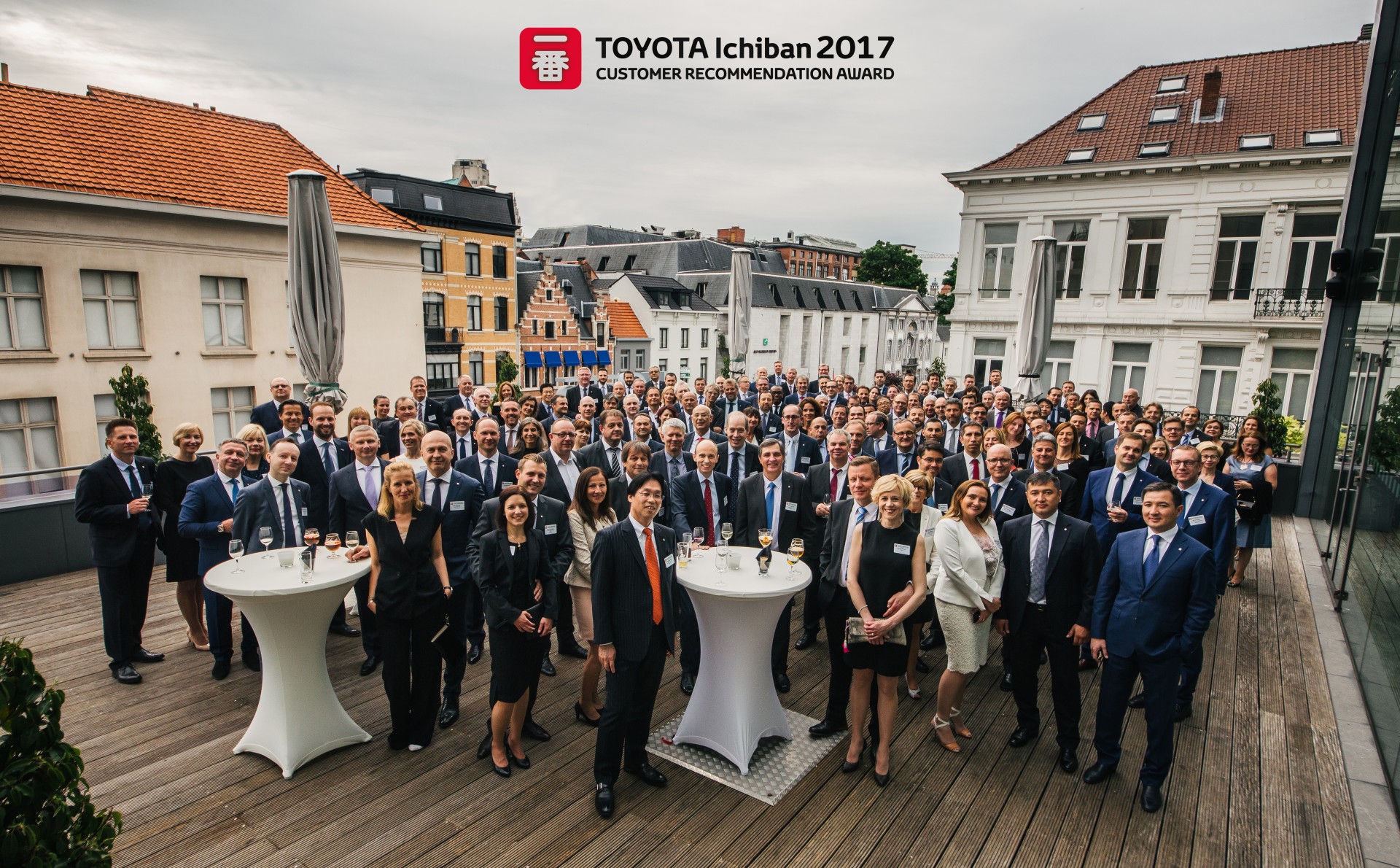 Toyota Motor Europe awards 45 top performing retailers in Europe for