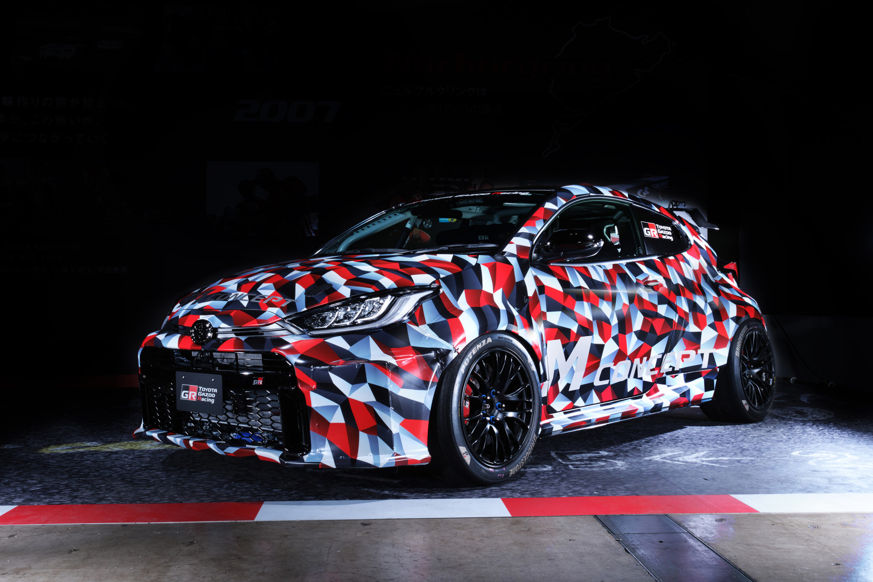 公式　TOYOTA GAZOO Racing モビリティショー 　 　　　限定品 TOYOTA GAZOO RacingとLEXUS、東京オートサロン2024に出展
