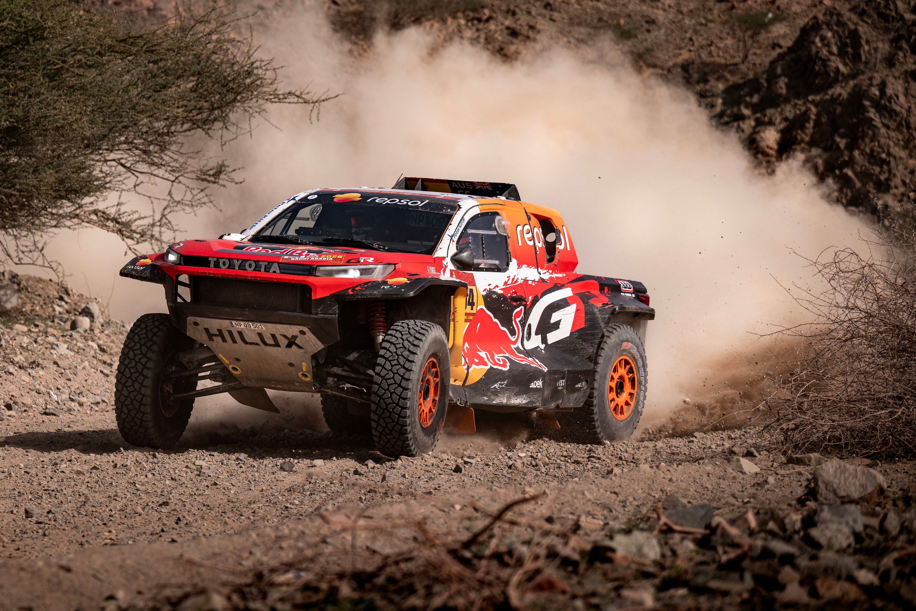 TOYOTA GAZOO Racing W2RC nears Dakar Rally finish line with Stage 12