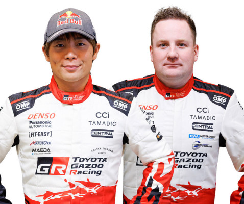 Takamoto Katsuta et Aaron Johnston