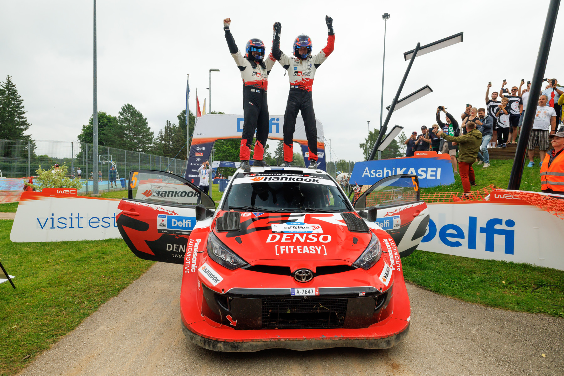 Rally de Estonia: Pajari consigue una impresionante primera victoria con TOYOTA GAZOO Racing