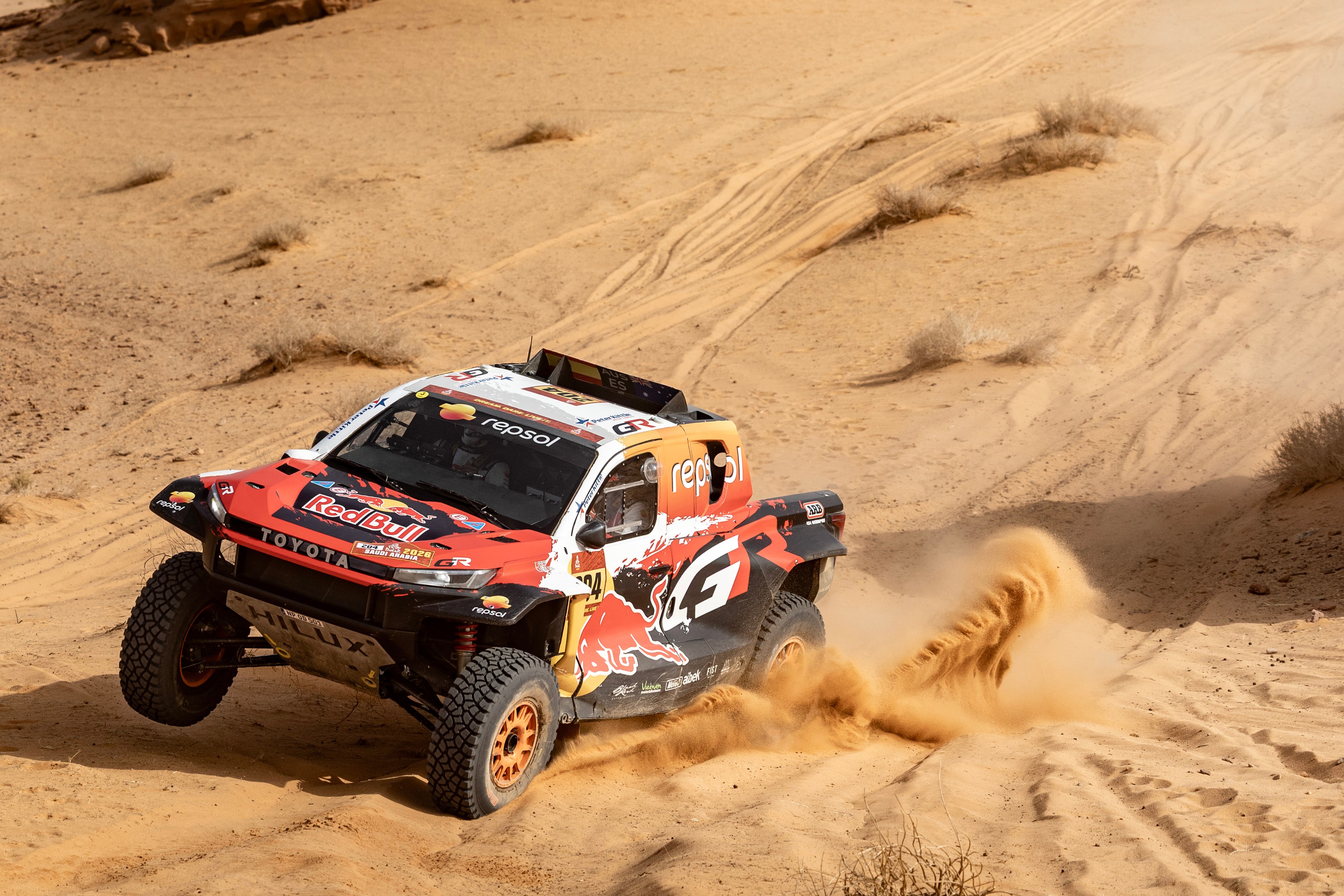 Gruelling Stage 3 for TOYOTA GAZOO Racing W2RC on Dakar Rally