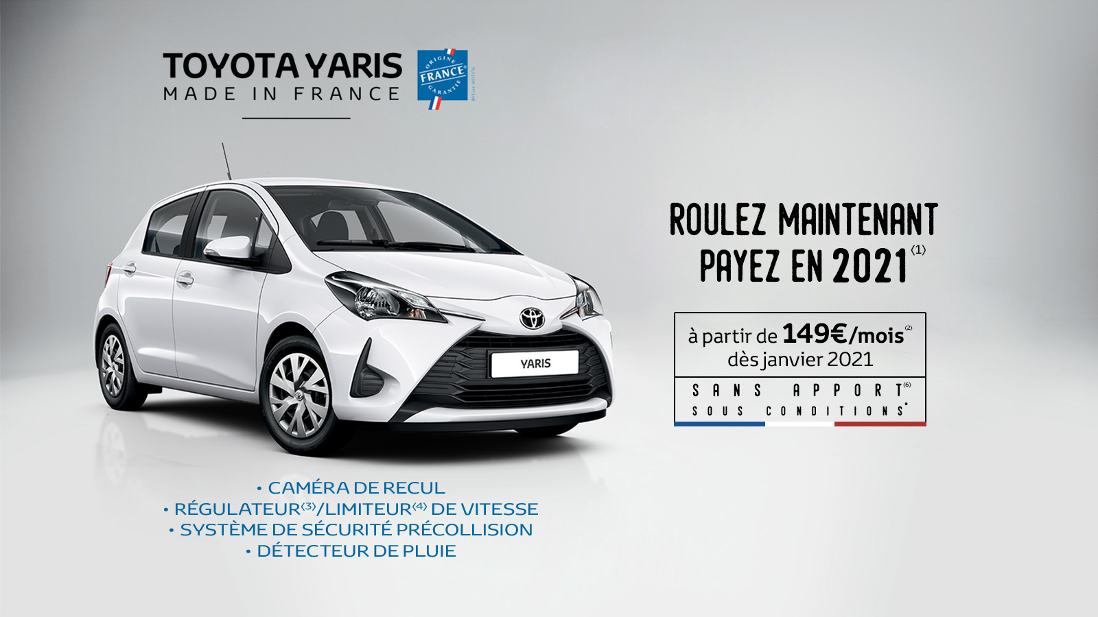 « Roulez maintenant, payez en 2021