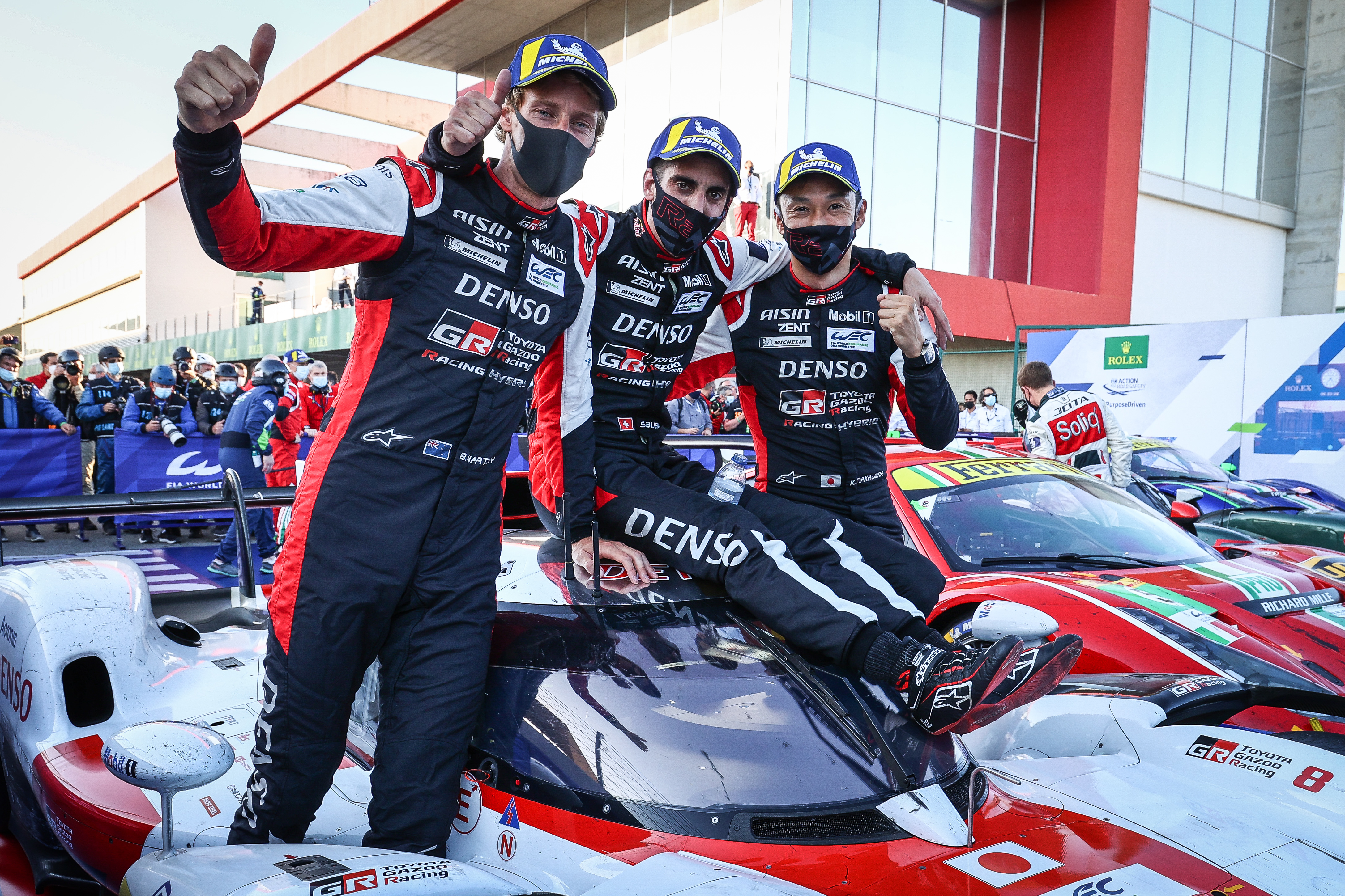 One-two in race 100 for TOYOTA GAZOO Racing