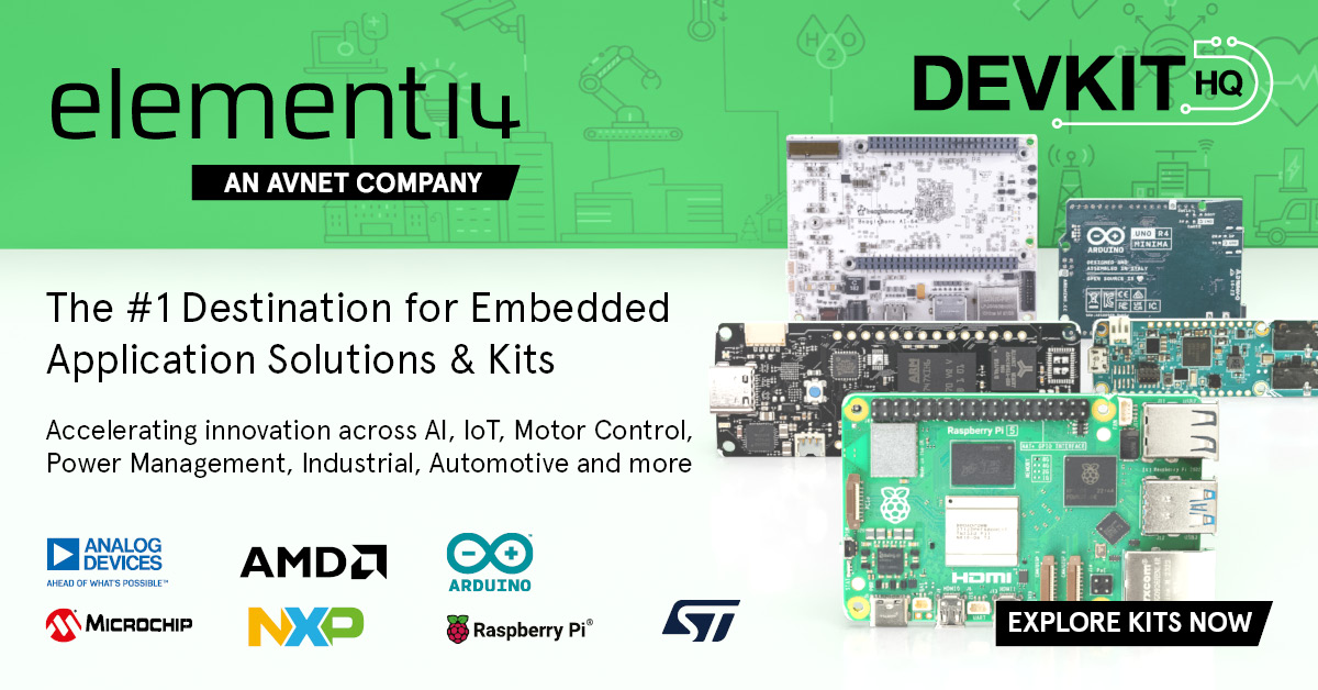 element14 launches The DevKit HQ for embedded evaluation boards, kits ...