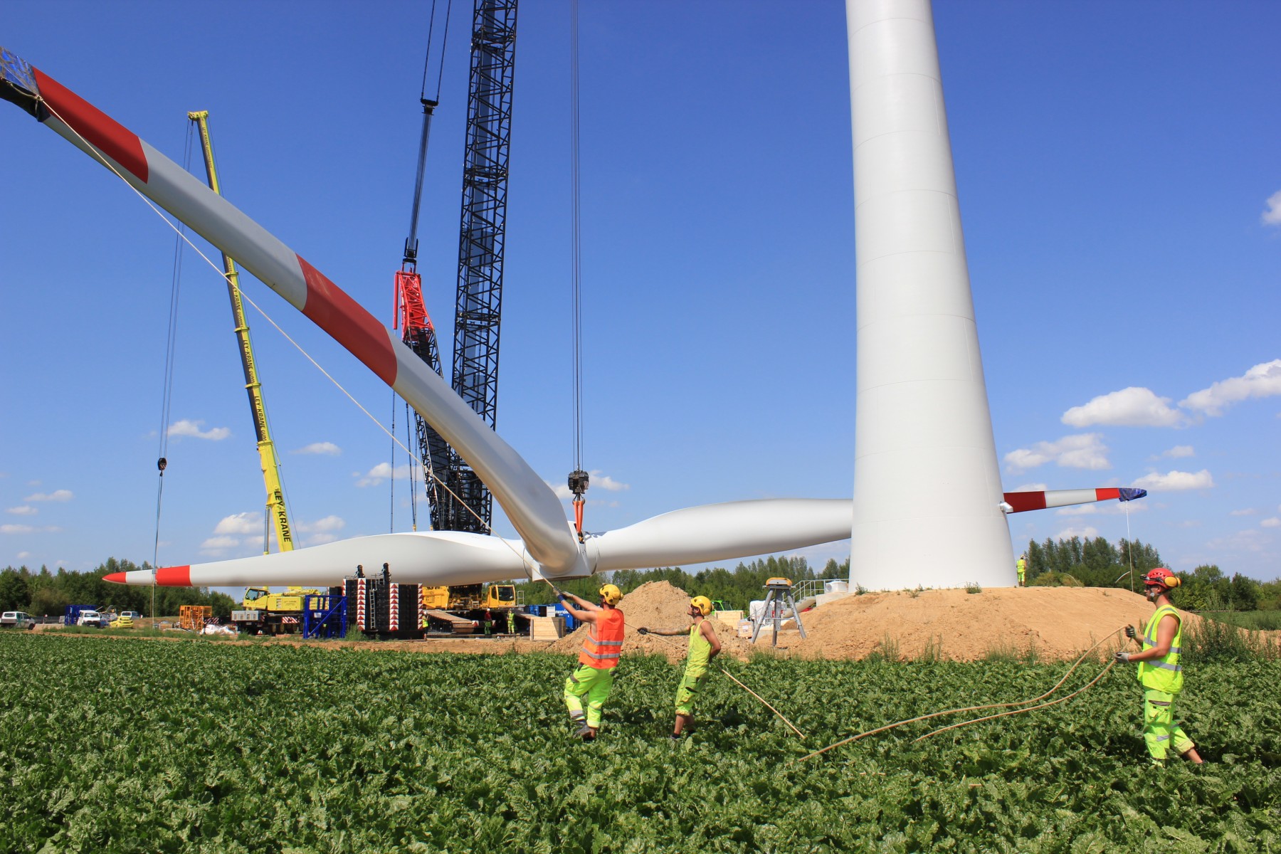 indeland Windpark Eschweiler: Erste Anlage in Fronhoven installiert indeland Windpark Eschweiler: Erste Anlage in Fronhoven installiert