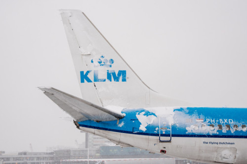 Impact winterse weer op KLM-vluchten