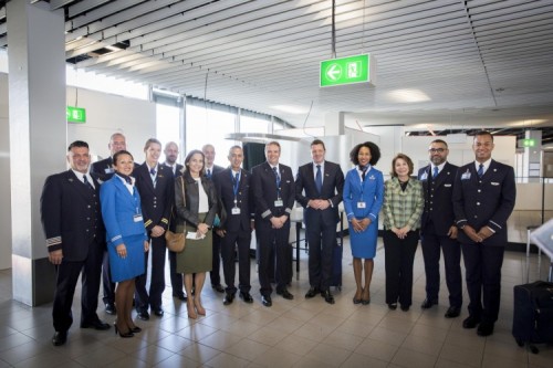 Inaugural KLM flight to Brazilian Fortaleza