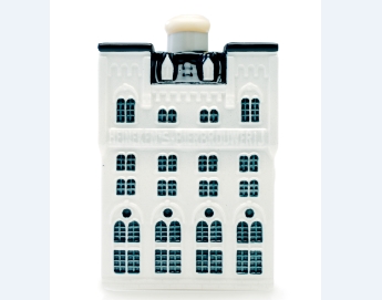 KLM Delfts blauw huisje nummer 95 is het HEINEKEN brouwhuis in Amsterdam