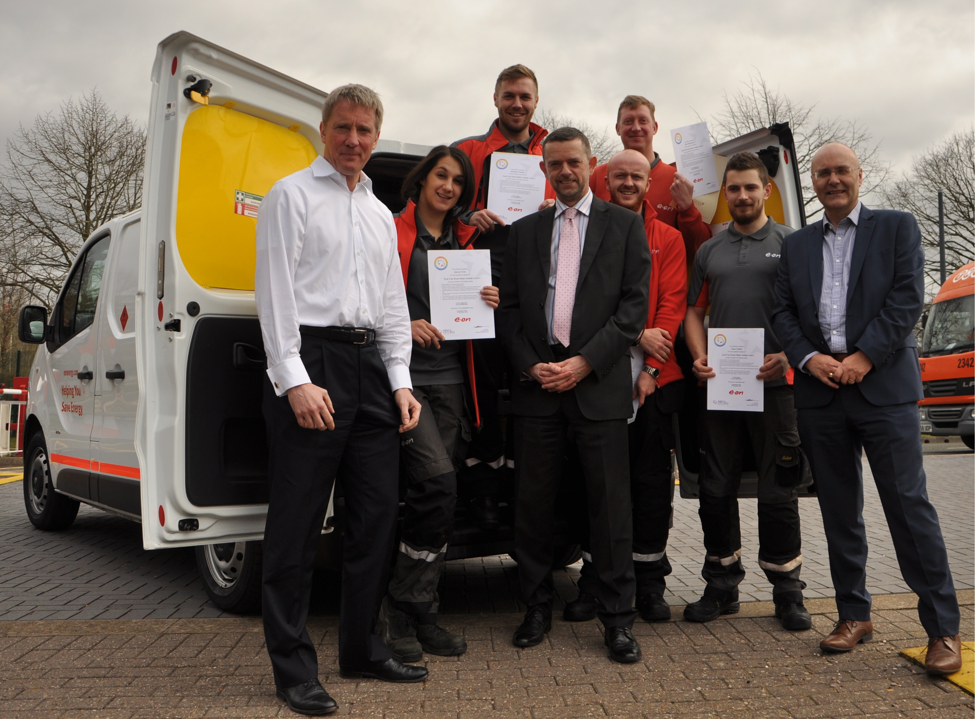 E.ON trainees first to complete smart metering dual fuel