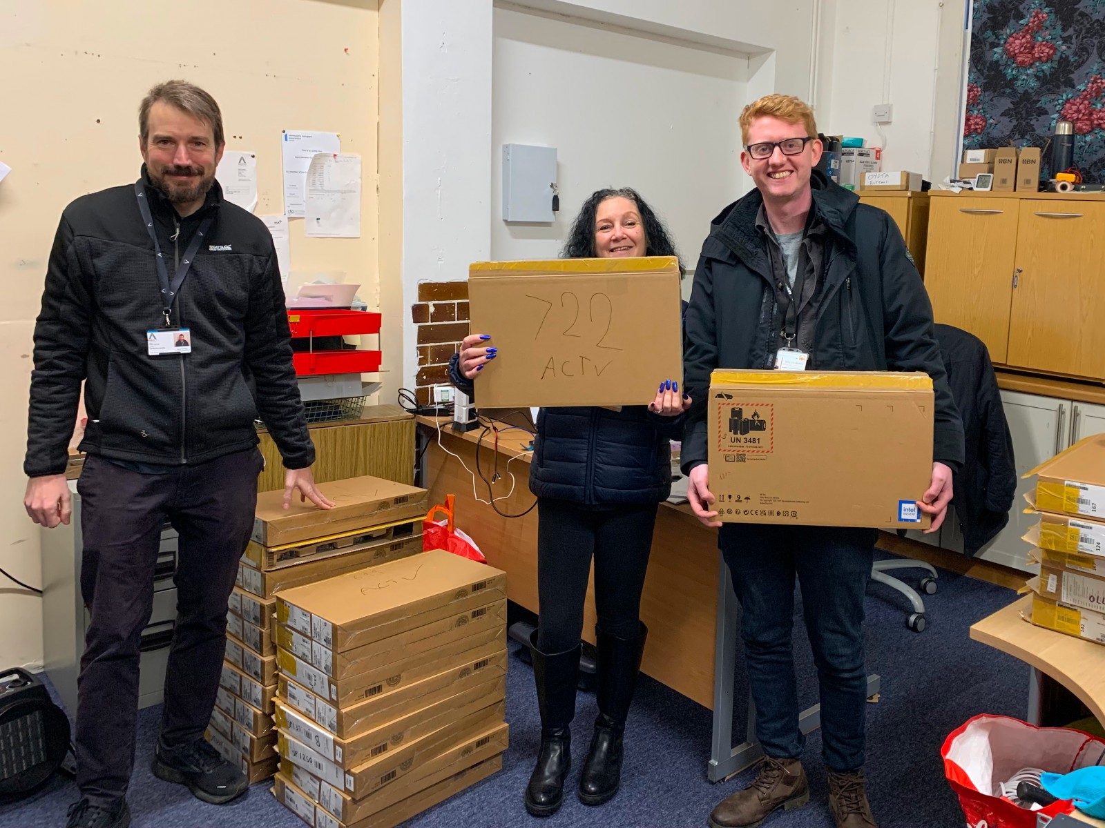 Hundreds of laptops gifted to help vulnerable people get online