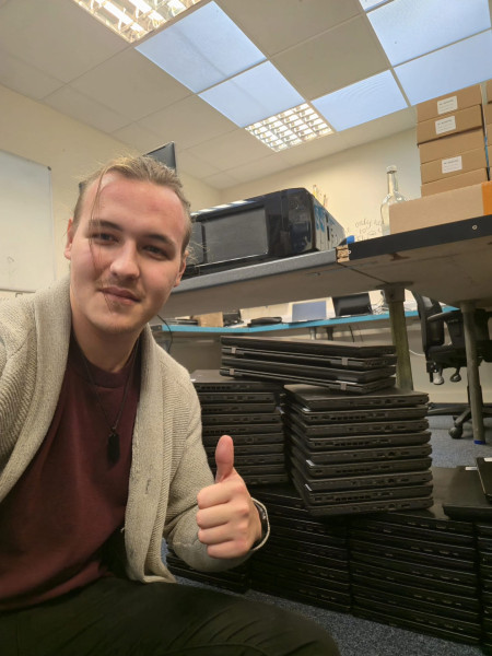 Laptop donation