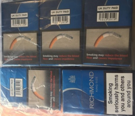richmond cigarettes fake Stark warning given to those who deal in fake fags after Didcot raid