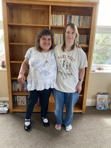 Lucille (L) and Rachel