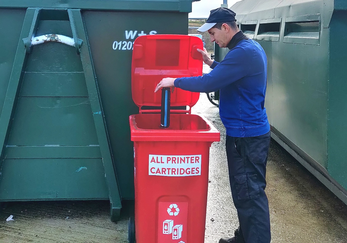 Council launches new ink and printer cartridge recycling service for