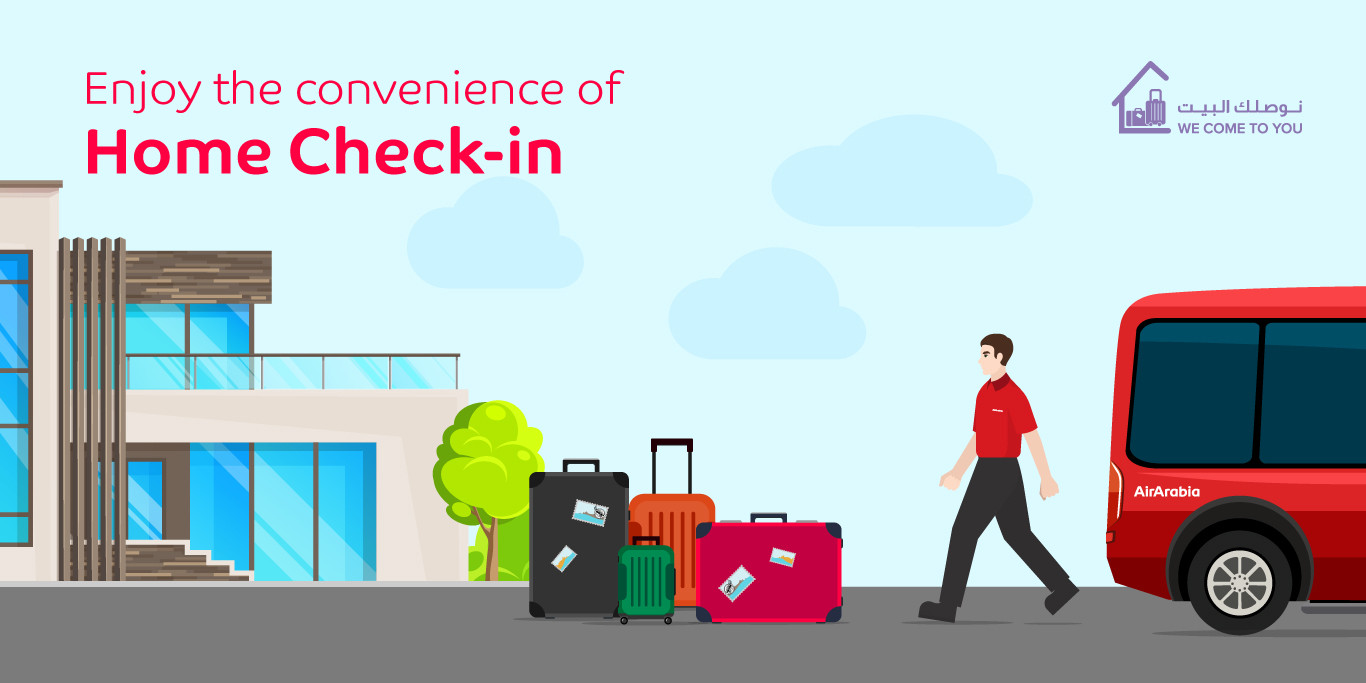 Air Arabia introduces Sharjah Home Check-in Service