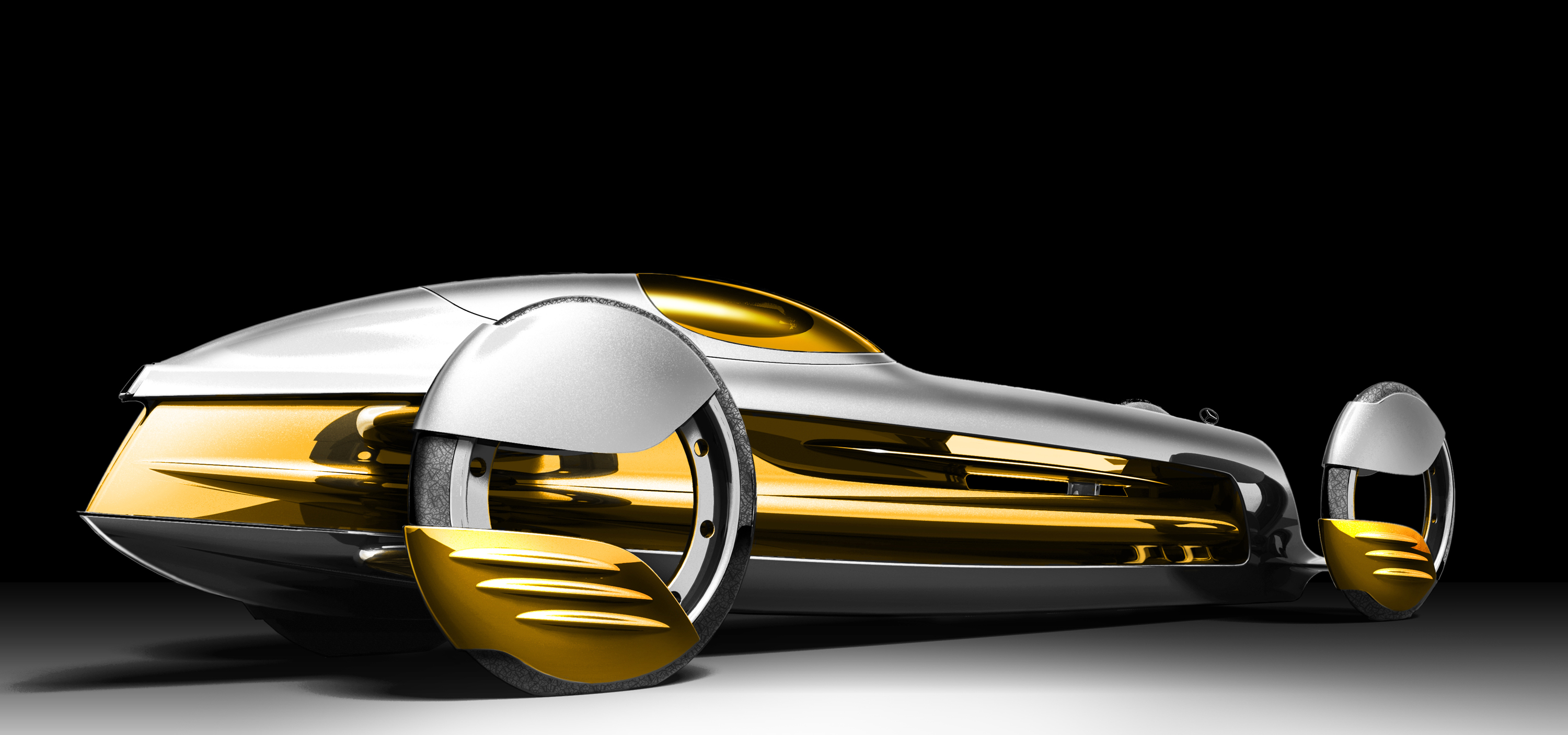 Silver Flow De Mercedes-Benz SilverFlow kan allerlei vormen aannemen