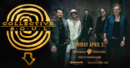American Rock Group Collective Soul to Perform at Hershey Theatre in 2026