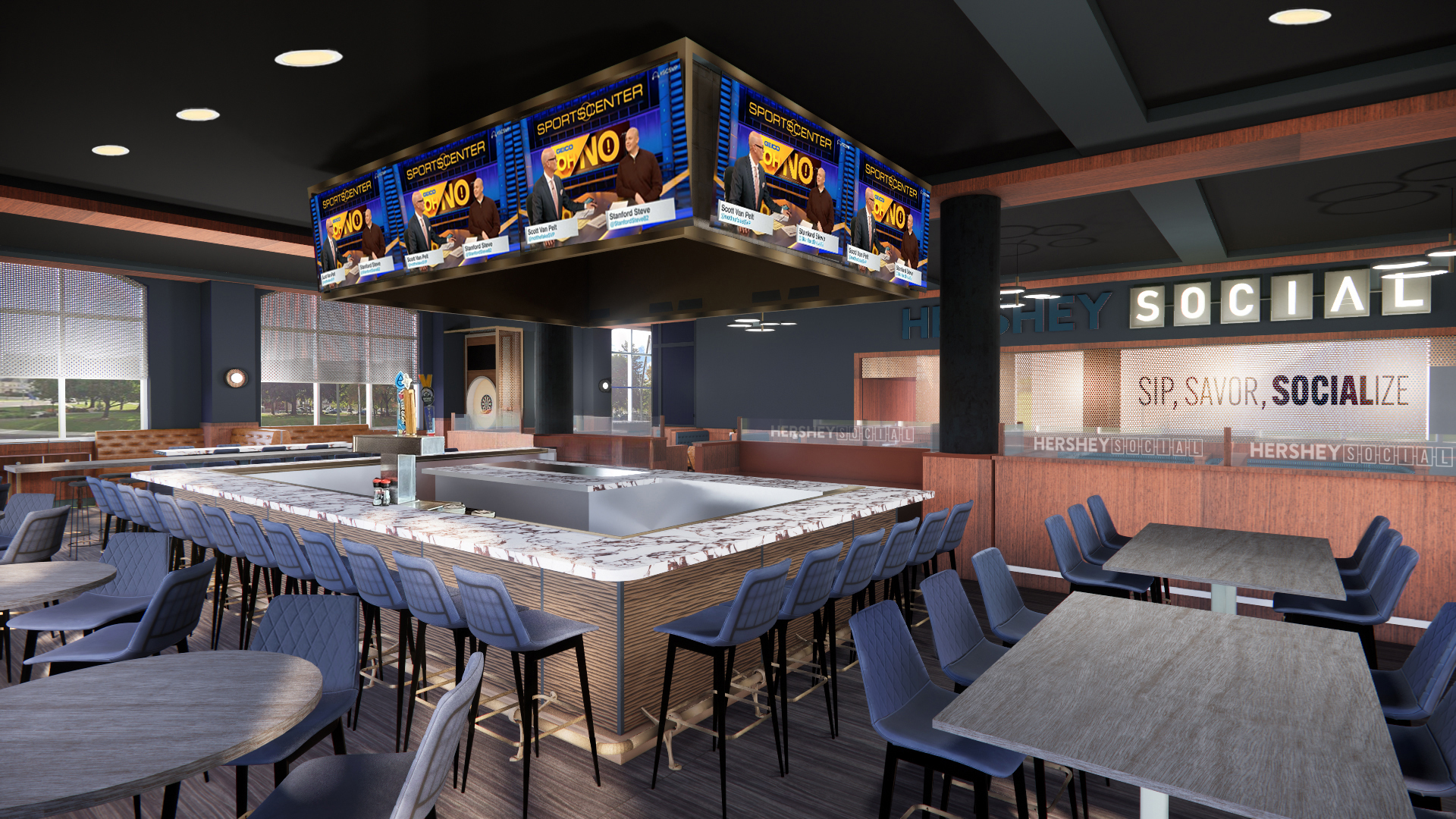 First Look Inside Hershey Social