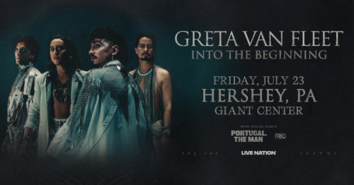 Greta Van Fleet to Visit GIANT Center on 2027 Tour