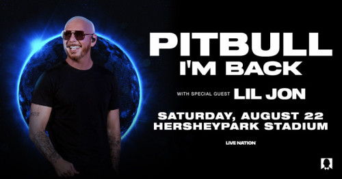 Global Superstar Pitbull to Play Hersheypark Stadium in August with Lil Jon