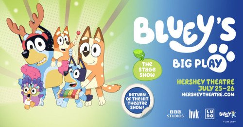 Bluey Live Stage Show to Visit Hershey Theatre