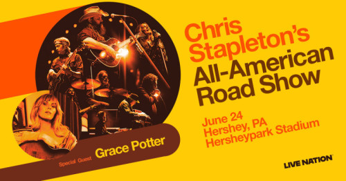Chris Stapleton to Bring 2026 All-American Road Show to Hersheypark Stadium