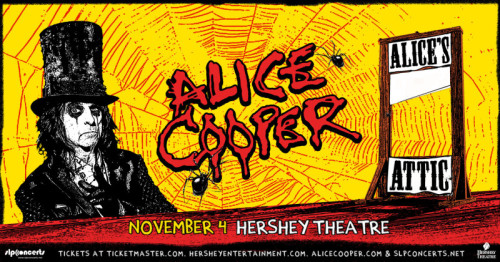 Rock Icon Alice Cooper to Play Hershey Theatre in Nov. 2026