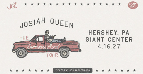 Singer-Songwriter Josiah Queen to Perform at GIANT Center in Hershey in 2027