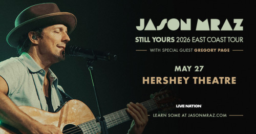 Jason Mraz to Perform at Hershey Theatre in May