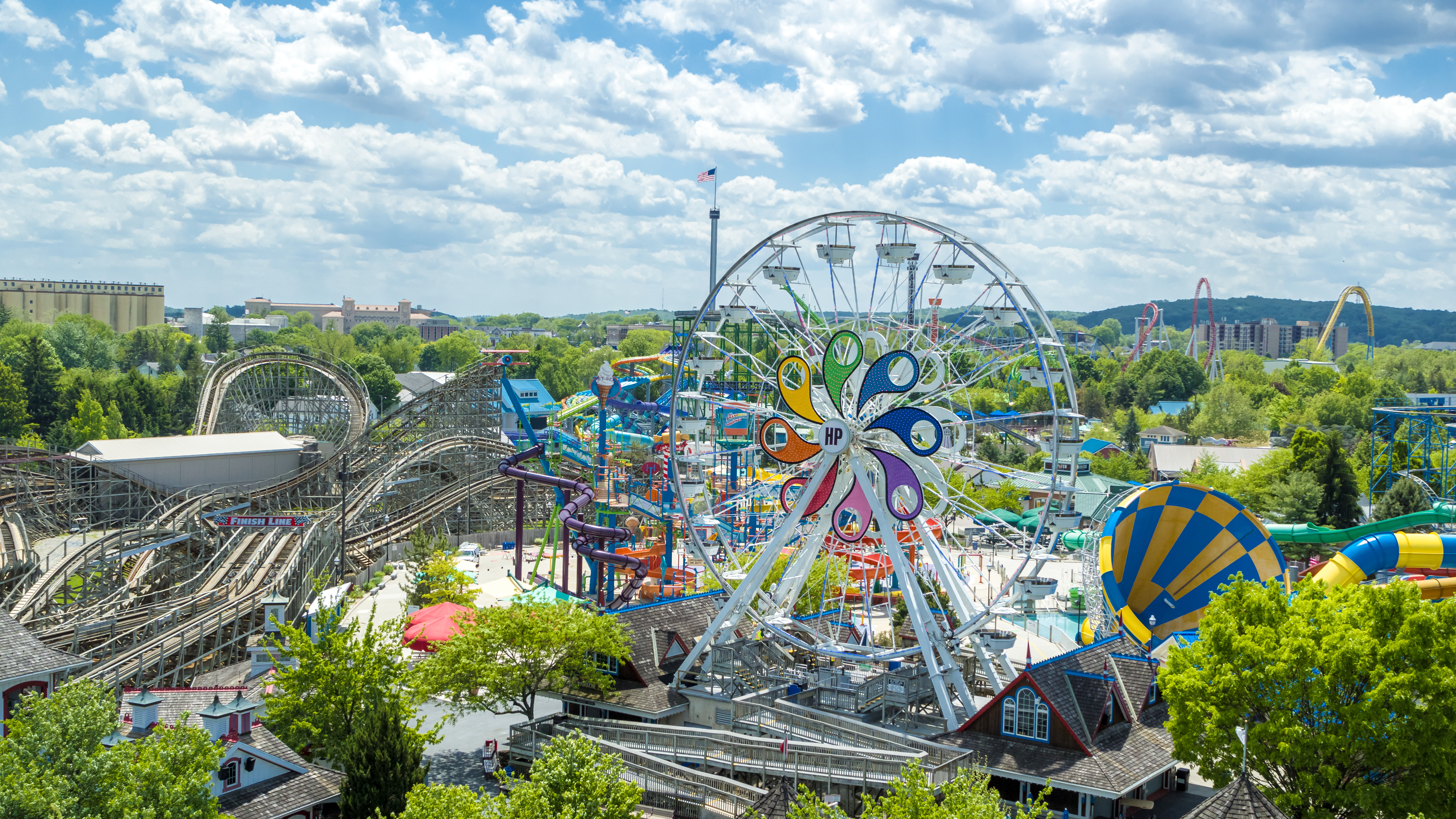New Seats and Restraints on Skyrush Coaster at Hersheypark