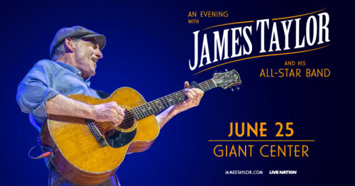 James Taylor to Perform at GIANT Center in June 2026