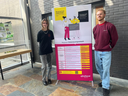 Bij wie kan de student terecht voor ondersteuning?