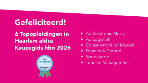 Zes Topopleidingen bij Inholland Haarlem: bekroning voor kwaliteit en betrokkenheid