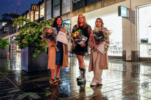 Met lichtprojecties bloeit Lijnbaan op